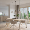 Unique natural wood ceiling lamp Pendant lamp ARANCIA natural wood
