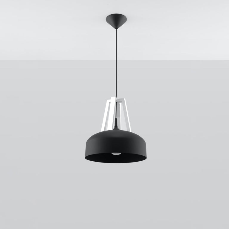 Sollux Lighting Pendant Lamp CASCO Black/White