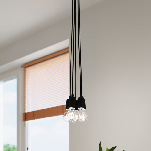 Sollux Lighting Pendant Lamp DIEGO 5 Black