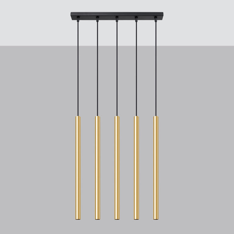 Sollux Lighting Pendant Lamp PASTELO 5L Polished Gold