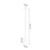 Elegant kitchen island pendant lighting – Sollux Lighting Pendant Lamp Qubic Black