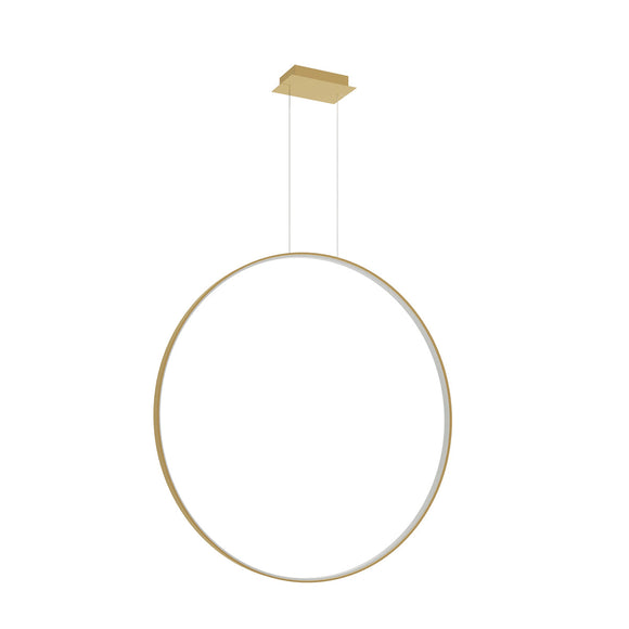 Modern chandelier lighting – Sollux Lighting Pendant Lamp RIO 110 Golden 4000K
