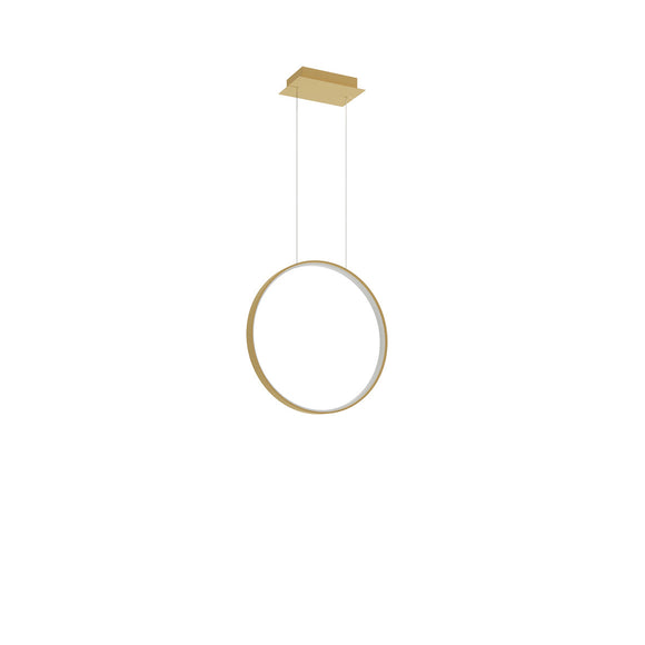 Modern pendant lighting Sollux Lighting Pendant Lamp RIO 55 Golden LED 3000K
