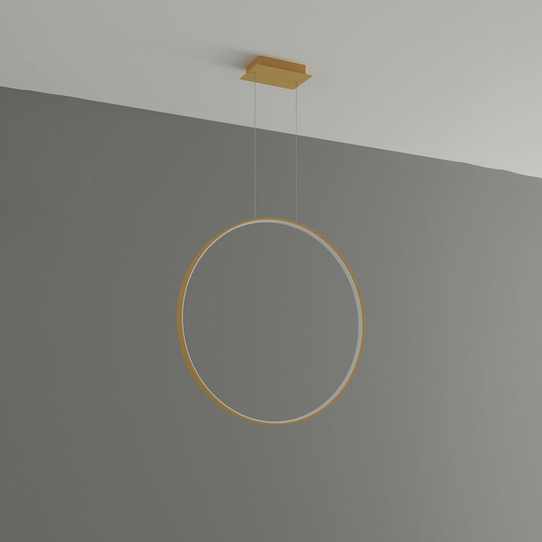 Sollux Lighting Pendant lamp RIO 78 golden LED 3000K