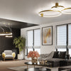 Contemporary RIO 78 Chandelier LED Polished Gold Light Fitting
