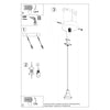 Island pendant lights Sollux Lighting Pendant lamp TALEJA 1 black [E27]