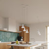 Kitchen island lighting Sollux Lighting Pendant Lamp TALEJA 1 White E27
