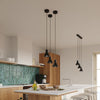 Sleek and minimalist structure Pendant lamp TALEJA 3 black [E27]