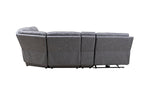 Comfortable Corner Couch with Power Recliners and Hidden Storage Space
