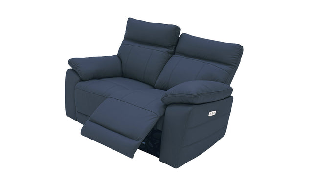 Positano 2 Seater Sofa Indigo Electric Recliner