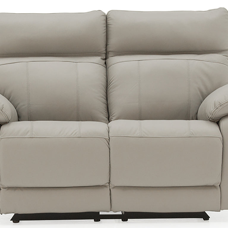 Positano 2 Seater Sofa Light Grey Electric Recliner