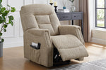 Comfortable Prescot Electric Lift & Rise Recliner Chair Oatmeal for relaxing