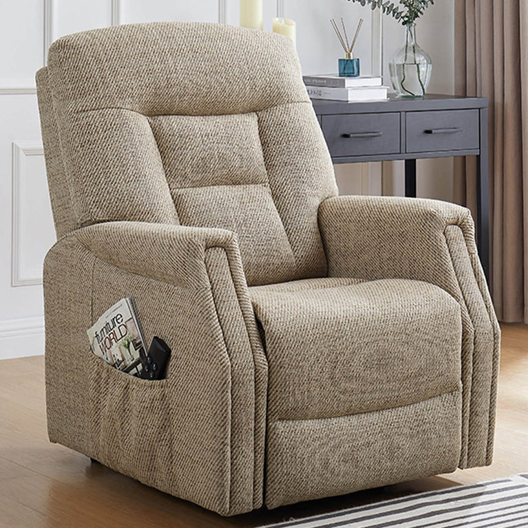 Prescot Electric Lift & Rise Recliner Chair Oatmeal