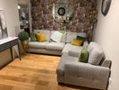 Primavera Elliot Corner Sofa +1 Armchair Set life style front view picture