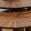 Ray Nest of 2 Side Tables Dark Teak picture of the table tops