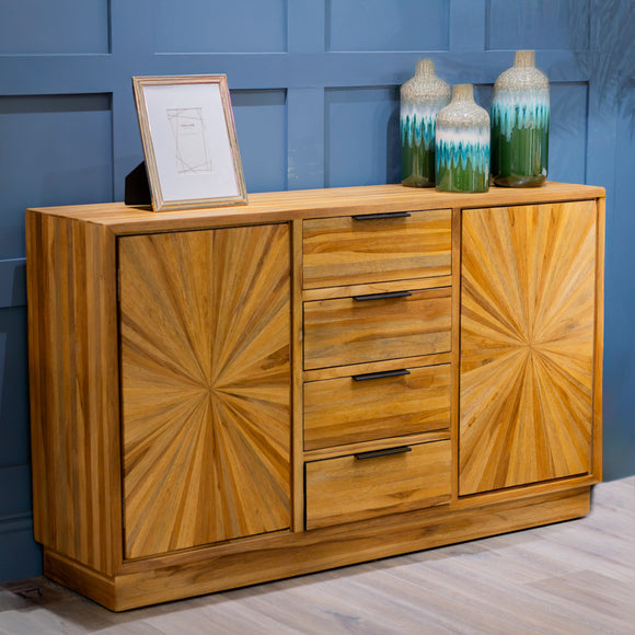 Ray Sideboard Ginger Teak life style picture