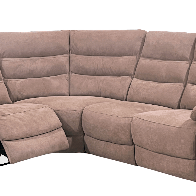 Reese Corner Sofa Electric Recliner Biscuite