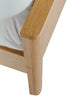 Single Bed Comfort in Sleek Oak Design