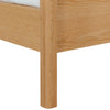 Childrens single bed crafted from oak veneer.
