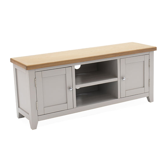 Contemporary TV stand in grey oak – Ricco TV Stand