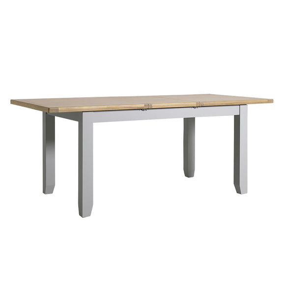 Stylish extendable dining table in grey oak – Ricco Table