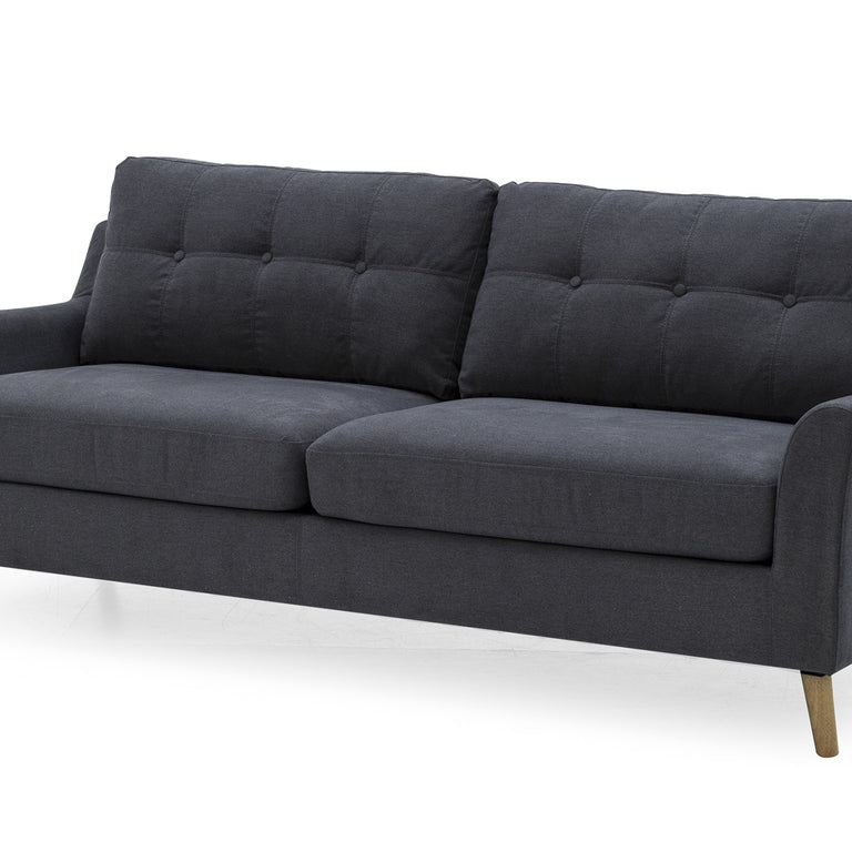 Rivera 3 Seater Sofa Charcoal