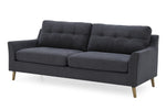 Fabric Three Seat Sofa - Cozy Comfort and Modern Design