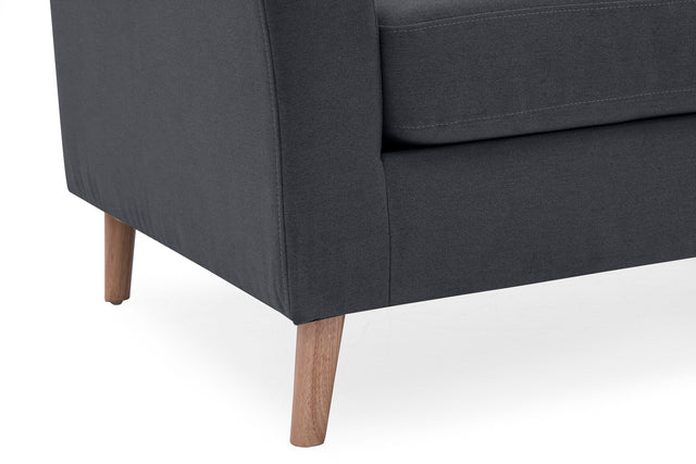 Rivera 3 Seater Sofa Charcoal