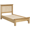 Riverdale Oak 4ft6 Double Bed picture on the white background