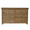 Elegant oak chest of drawers

