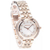 Stylish rose gold watch with diamond numerals