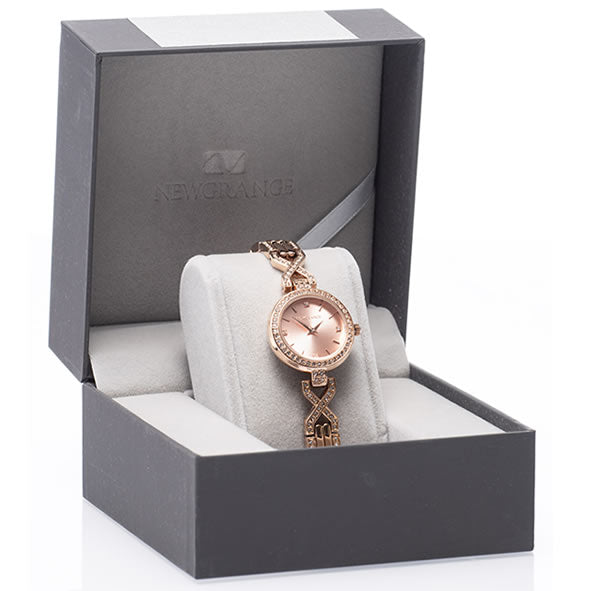 Rose Gold Diamont X Watch