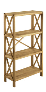 Royal Oak 4 Shelf Unit - Premium Wooden Shelving for Any Space.