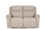 Cozy Two Seater Sofa Mushroom with Reclining Feature
