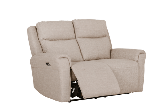 Stylish 2 Seater Sofa Mushroom in a Modern Living Room
