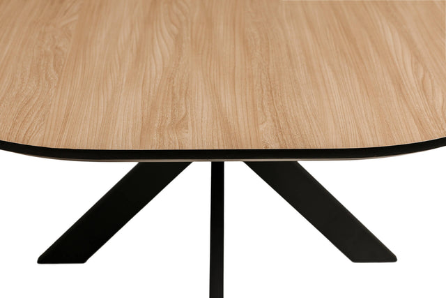 Sadia Oval Dining Table 160 cm Oak