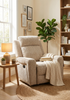 Harper 1 Seater Recliner Chair Beig perfect for any living space