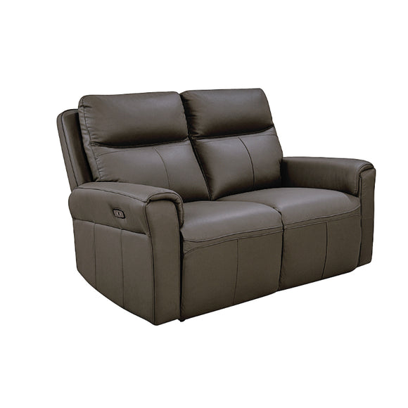 Santino 2 Seater Sofa Ash - Premium Leather Sofa.