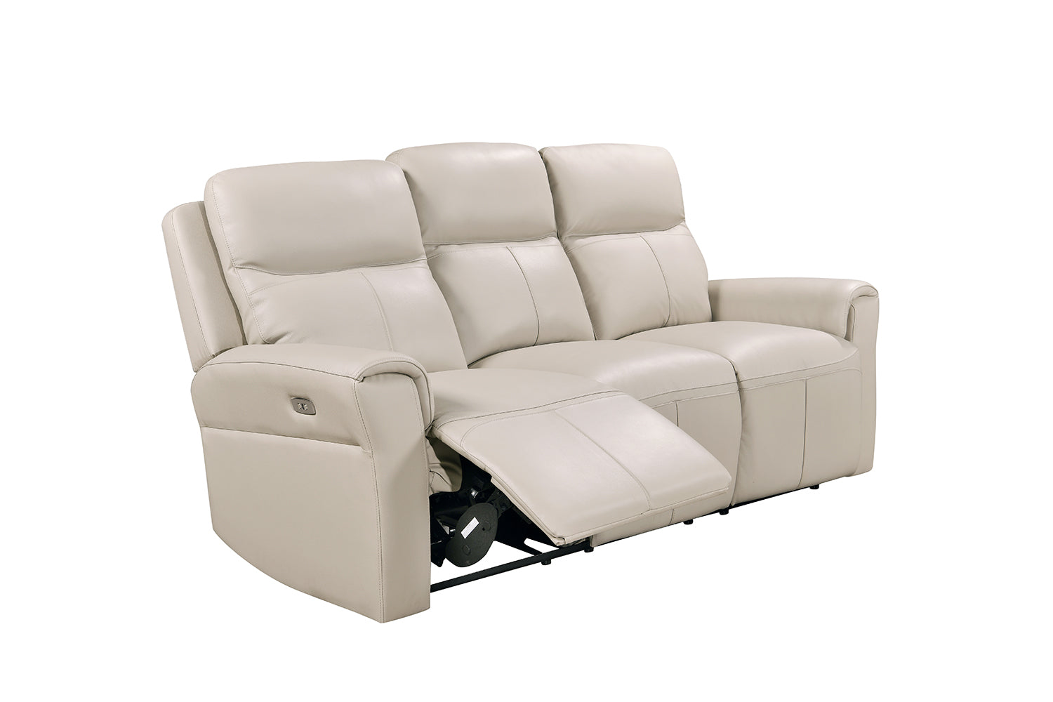 Santino 3 Seater Sofa Stone Leather Electric Recliner Sofas Ireland