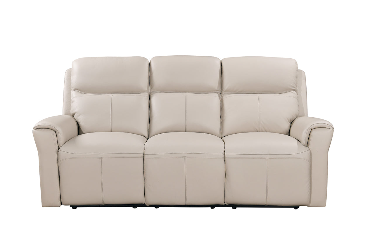 Santino 3 Seater Sofa Stone Leather Electric Recliner Sofas Ireland