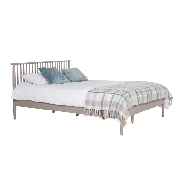 Scandinavian-inspired double bed - Sardis Bed in Grey