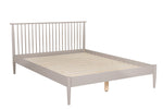 Stylish Scandinavian grey double bed - Sardis Double Bed Grey