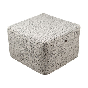 Scatter Box ottoman in Coco Cream/Black - the pinnacle of luxurious design.