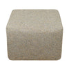 Scatter Box Ottoman Square in Rich Green: Artistry and Comfort Combined.