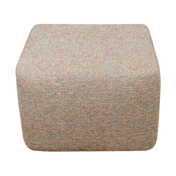 Ottoman Square Barnacoghill Copper: A Scatter Box Marvel in Textured Boucle.