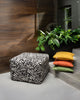 Transform your space with a luxurious Scatter Box ottoman – Ottoman Square Rey Black/Beige.