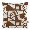 Cognac-colored Scatterbox Cushion Henri 58x58cm cushions