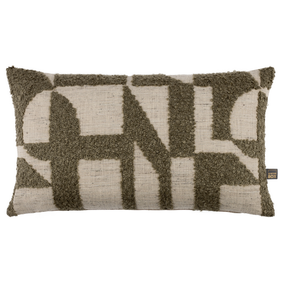 Feather-filled Scatterbox Cushion Lila 40x60 cm Green in home accessories