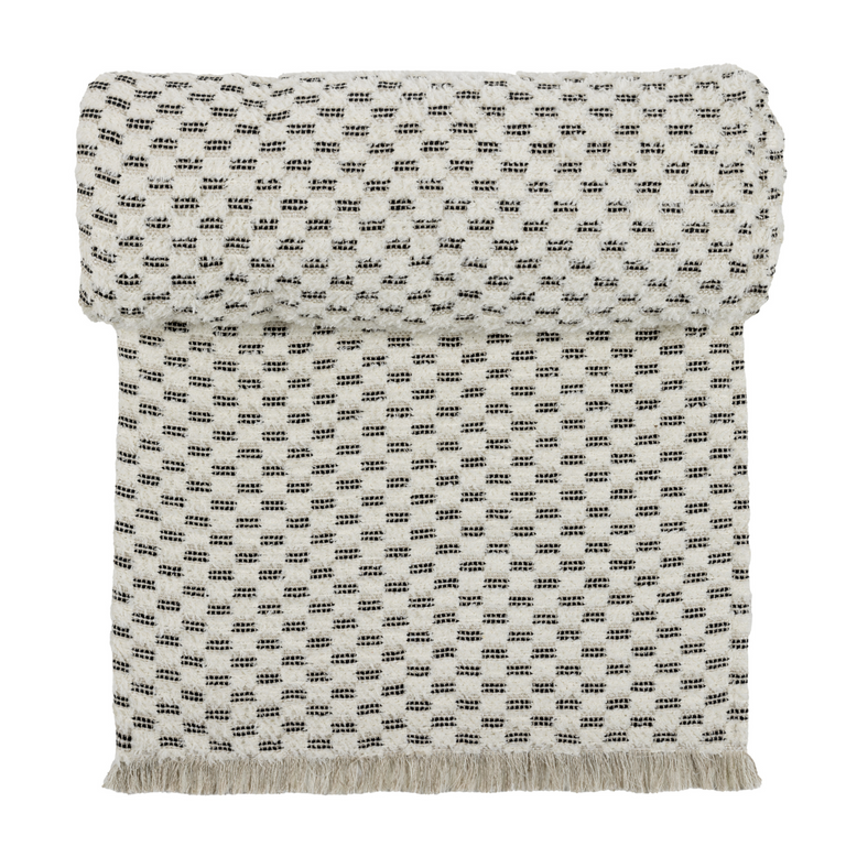 Scatterbox Elio Throw Black Cream