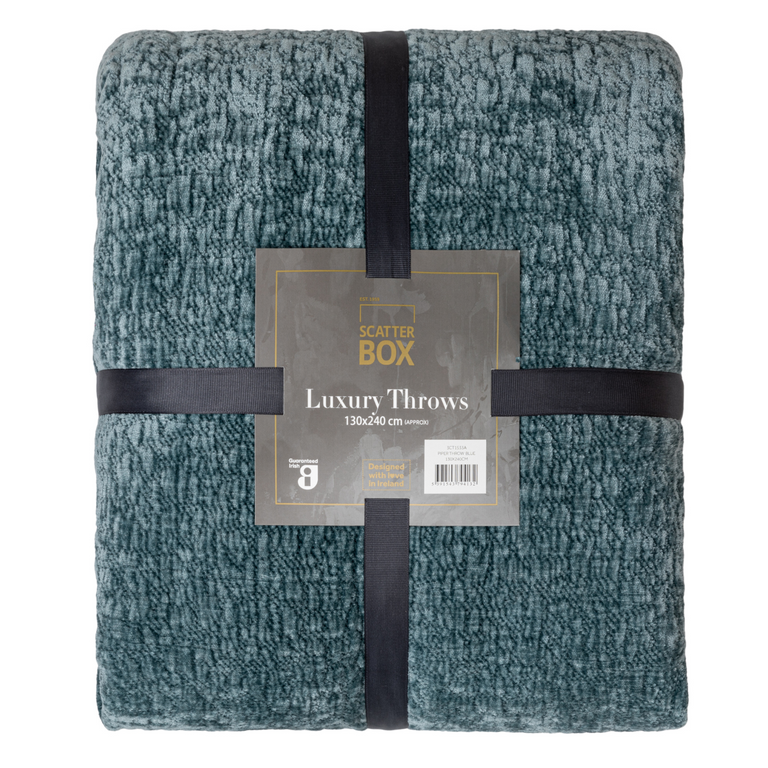 Scatterbox Piper Throw 130 x 270 Blue
